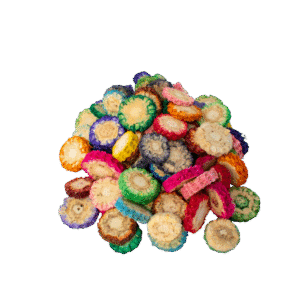 Sabugo Fatiado Tingido